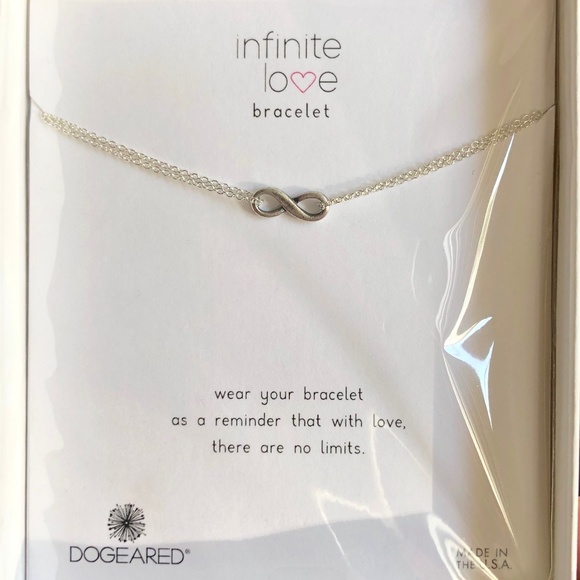 Dogeared 'Infinite Love' Boxed Bracelet- Silver - Picture 5 of 6